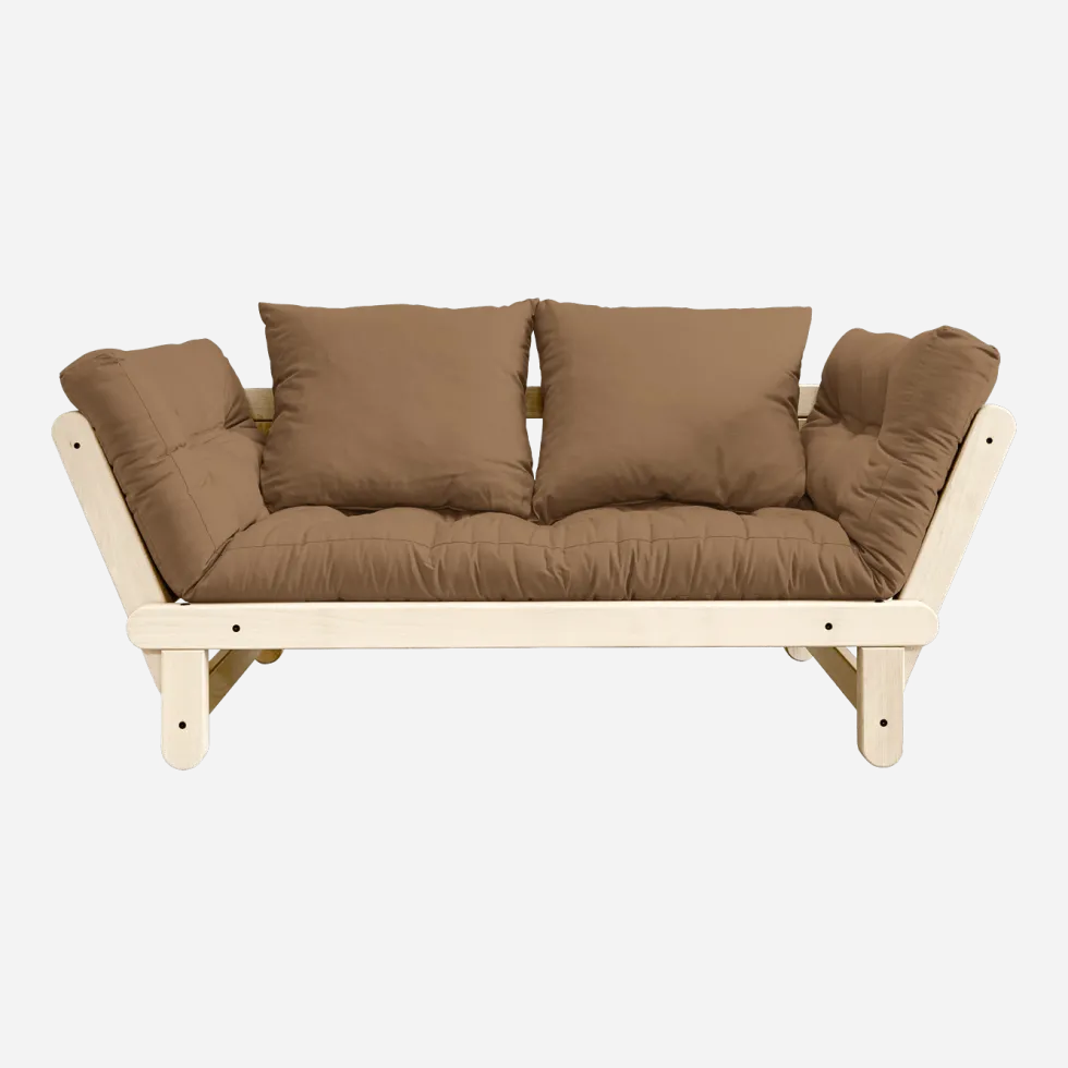 Canapé convertible 2 places mocca Beat - Karup Design