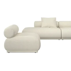 Canapé côté droit en tissu beige 4,5 places Rembrandt - Zuiver