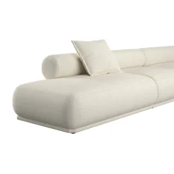 Canapé côté droit en tissu beige 4,5 places Rembrandt - Zuiver