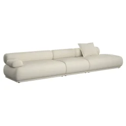 Canapé côté gauche en tissu beige 4,5 places Rembrandt - Zuiver