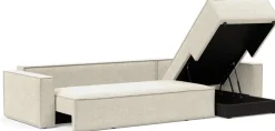 Canapé d'angle convertible taura off white 145-300cm Newilla - Innovation Living
