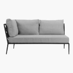 Canapé d'angle droit avec coussin gris lave Leo modular - Vincent Sheppard