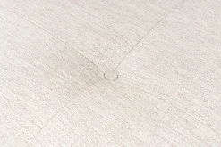 Canapé d'angle droit avec un pouf en tissu beige 95x288x75cm Bubble - Home Design
