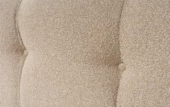 Canapé d'angle droit avec un pouf en tissu pêche 95x288x75cm Bubble - Home Design