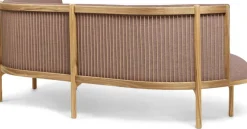 Canapé d'angle droit en chêne huilé et assise fiord 551 197cm RF1903 - Carl Hansen & Søn