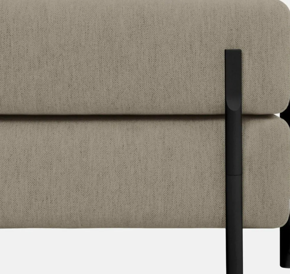 Canapé d'angle droit modulable beige Palo - Hem