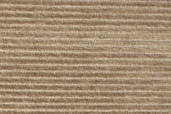 Canapé d'angle gauche en polyester côtelé caramel 308x188cm Fat Freddy - Zuiver