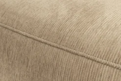 Canapé d'angle gauche en polyester côtelé caramel 308x188cm Fat Freddy - Zuiver