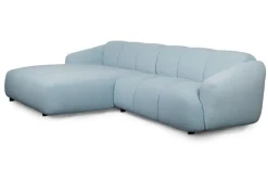 Canapé d'angle gauche en tissu bleu clair Bollo - Fest Amsterdam