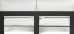 Canapé d'extérieur deux places en aluminium blanc - Serax