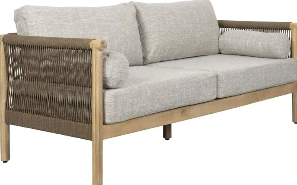 Canapé d'extérieur et table basse en bois d'acacia Oasis - Dutchbone