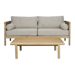 Canapé d'extérieur et table basse en bois d'acacia Oasis - Dutchbone
