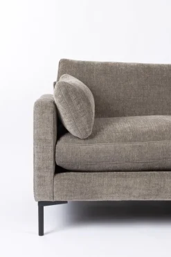 Canapé droit 3 places en polyester coffee 230cm Summer - Zuiver
