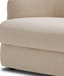 Canapé droit 2 places rembourré barnum beige 150cm Covent - New Works