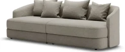 Canapé droit rembourré barnum hemp 260cm Covent Residential - New Works