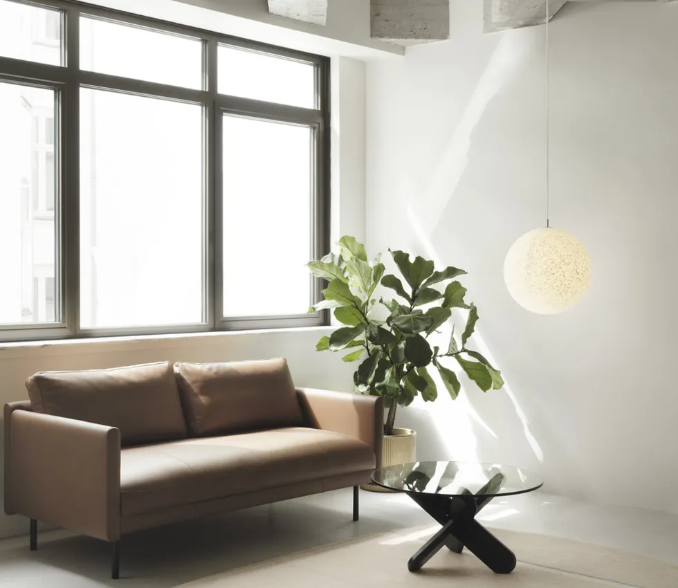 Canapé en cuir cognac 170,5 x 87 cm Rar - Normann Copenhagen