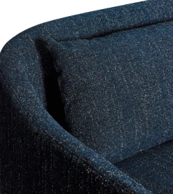 Canapé en tissu bleu foncé 224x83xH74 Elegance - Hübsch