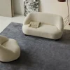 Canapé en tissu Gentle 133 et chêne Margas LC3 - &tradition