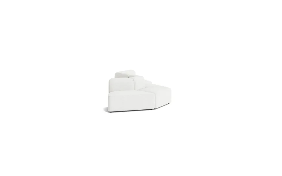 Canapé en tissu gris blanc modulable 5 places Rope - Normann Copenhagen