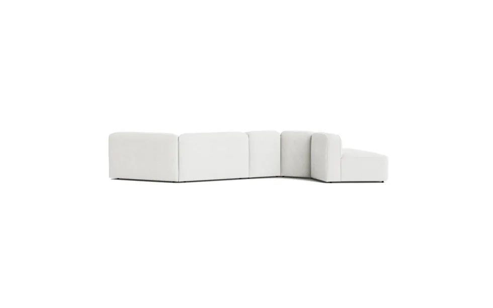 Canapé en tissu gris blanc modulable 5 places Rope - Normann Copenhagen