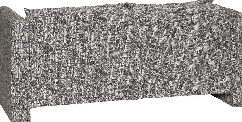Canapé en tissu gris foncé 178x84x73cm Soba - Hübsch
