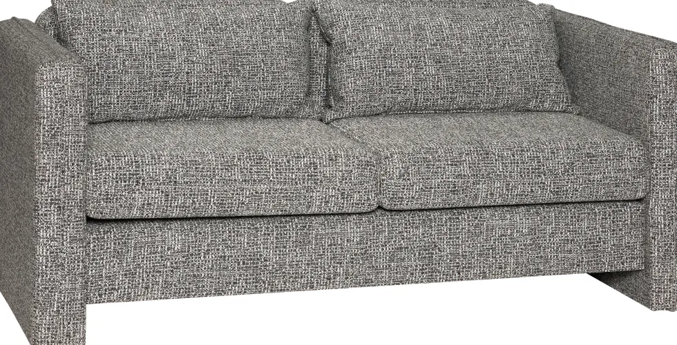 Canapé en tissu gris foncé 178x84x73cm Soba - Hübsch
