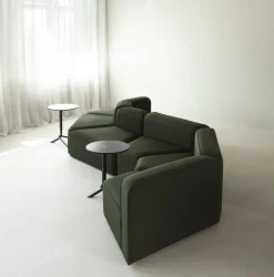 Canapé en tissu gris modulable 5 places Rope - Normann Copenhagen