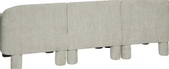 Canapé en tissu vert clair 224x83xH74 Elegance - Hübsch
