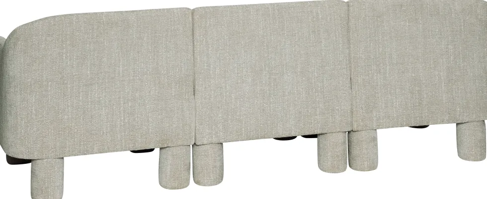Canapé en tissu vert clair 224x83xH74 Elegance - Hübsch