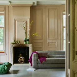 Canapé en velours royal velvet vert 274 cm Club Couch - Hkliving