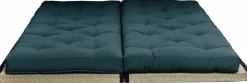 Canapé-futon bleu pétrole en coton Chico Sofa - Karup Design