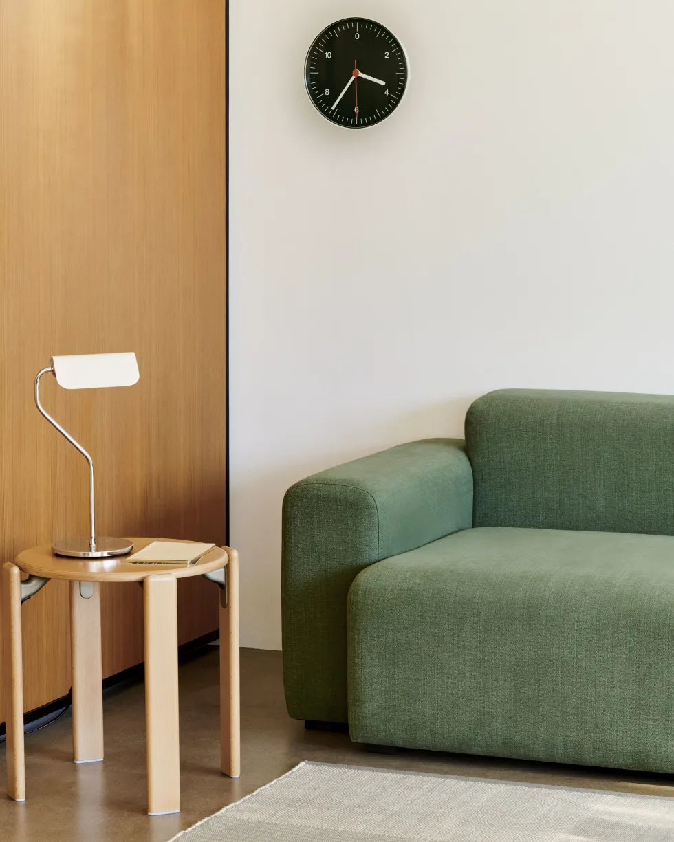 Canapé kaki 2,5 places combinaison 1 linara 100 armrest low Mags 1964 - Hay