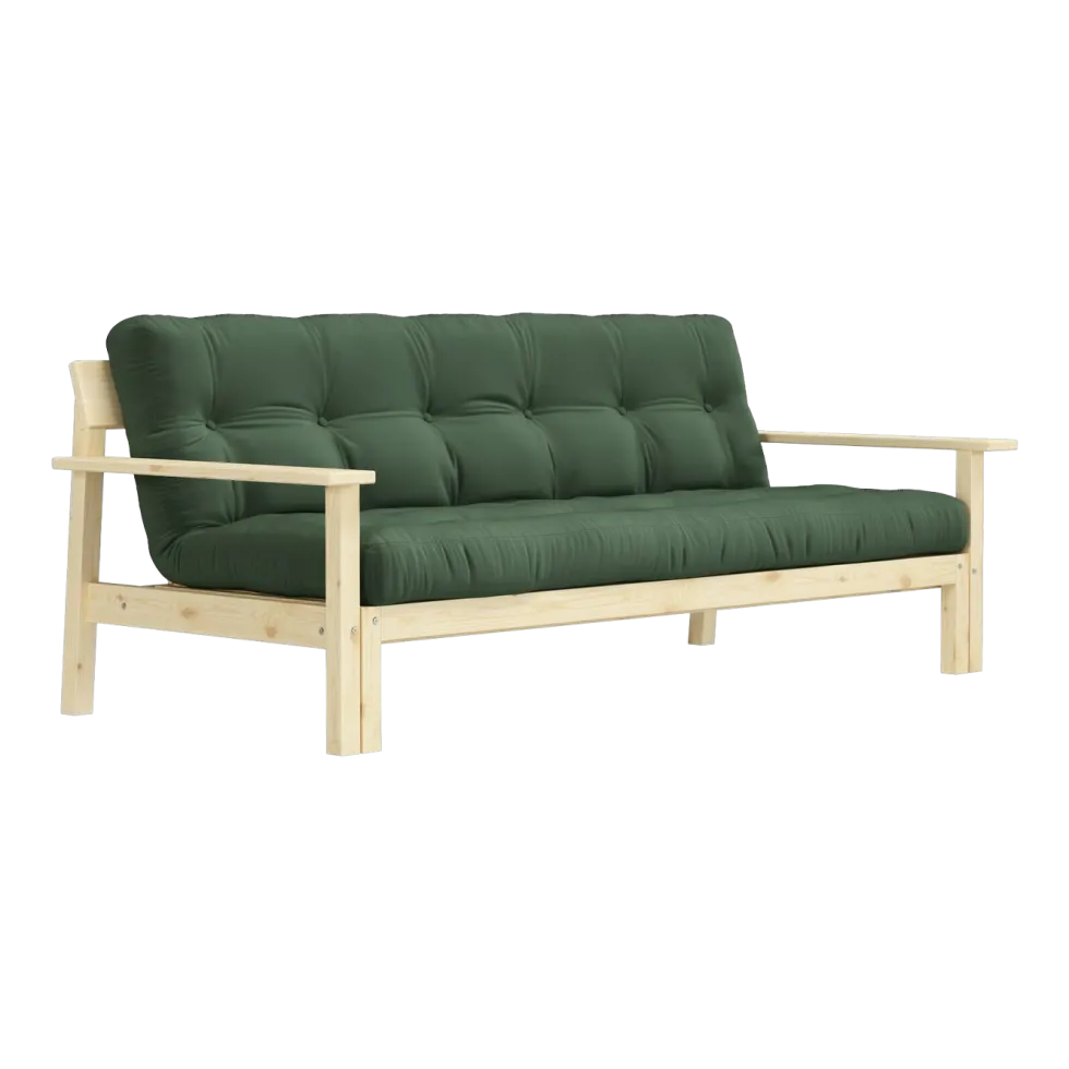 Canapé-lit vert olive Unwind - Karup Design