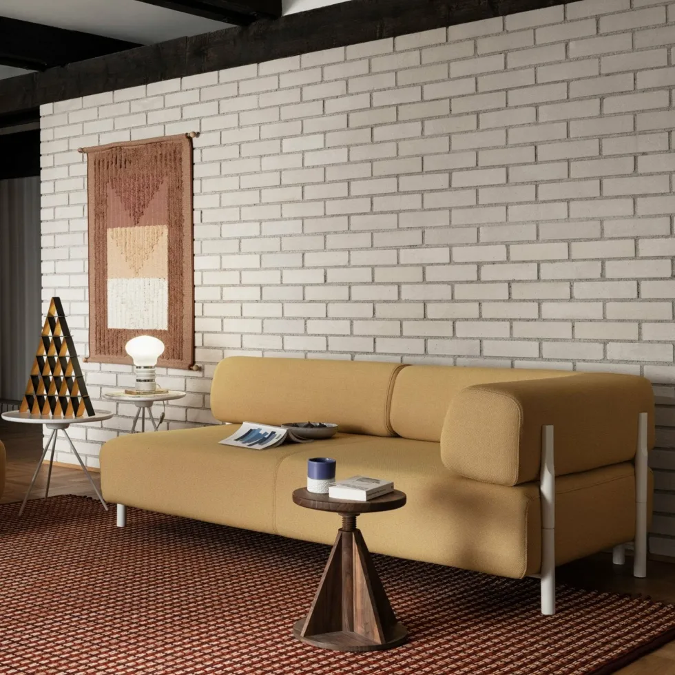 Canapé lounge modulable beige Palo - Hem