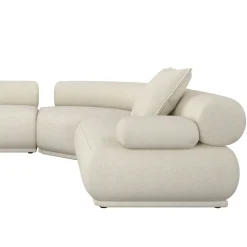 Canapé modulable côté droit en tissu beige 7,5 places Rembrandt - Zuiver