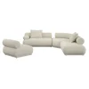 Canapé modulable côté gauche en tissu beige 7,5 places Rembrandt - Zuiver