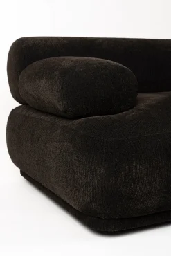 Canapé modulable côté gauche en tissu marron foncé 7,5 places Rembrandt - Zuiver