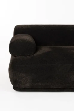 Canapé modulable côté gauche en tissu marron foncé 7,5 places Rembrandt - Zuiver