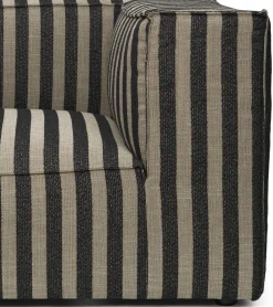 Canapé modulable d'angle droit en tissu rayé 138 x 108 cm Catena - Ferm Living