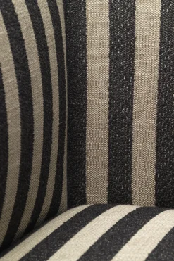 Canapé modulable d'angle gauche en tissu rayé 120 x 95 cm Catena - Ferm Living