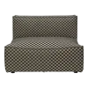 Canapé modulable en tissu damier 108 cm Catena - Ferm Living