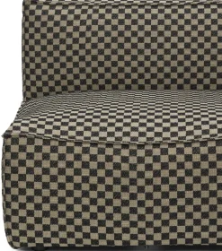 Canapé modulable en tissu damier 108 cm Catena - Ferm Living