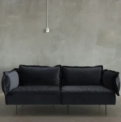Canapé 2 places anthracite Velvet - HANDVÄRK