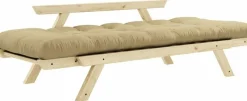 Canapé 2 places beige blé Bepop - Karup Design