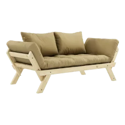 Canapé 2 places beige blé Bepop - Karup Design