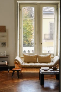 Canapé 2 places beige blé Bepop - Karup Design