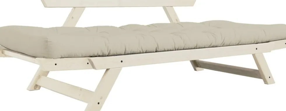 Canapé 2 places convertible beige Bebop - Karup Design