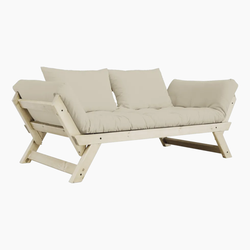 Canapé 2 places convertible beige Bebop - Karup Design