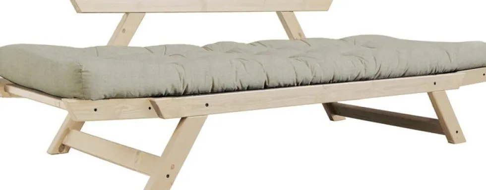 Canapé 2 places convertible en lin Bebop - Karup Design