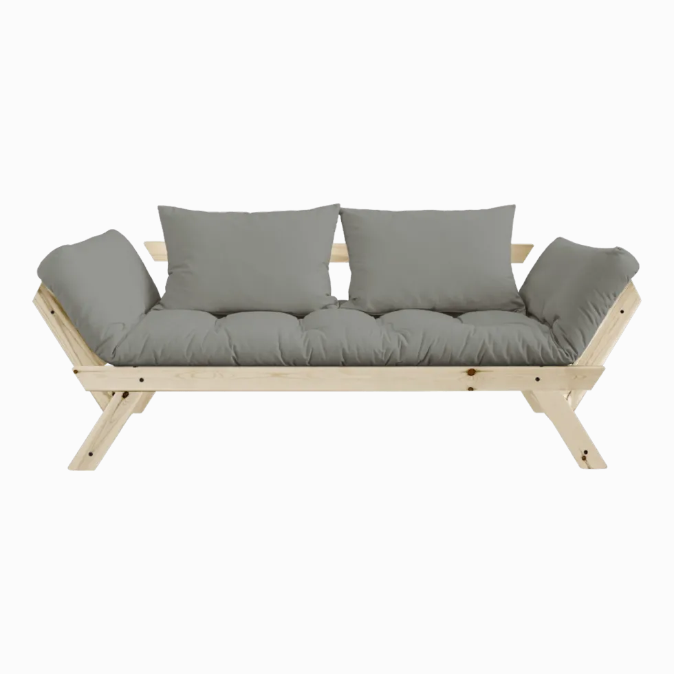 Canapé 2 places convertible gris Bebop - Karup Design
